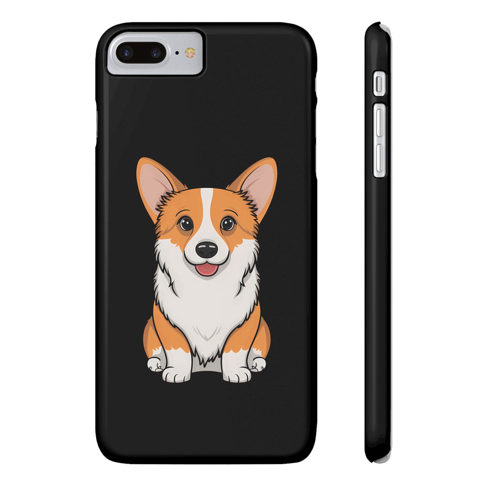 Cute Corgi Slim iPhone Case | Corgi Gift iPhone Case