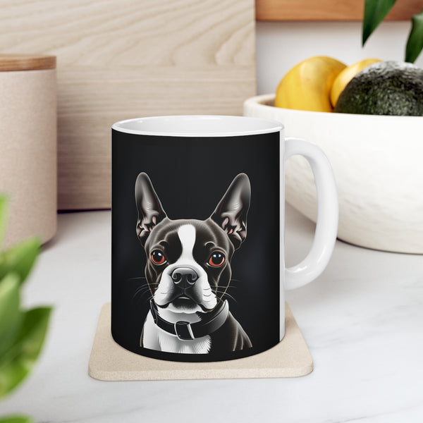Boston Terrier Mug | Boston Terrier Gift| Boston Terrier Ceramic Mug 11oz