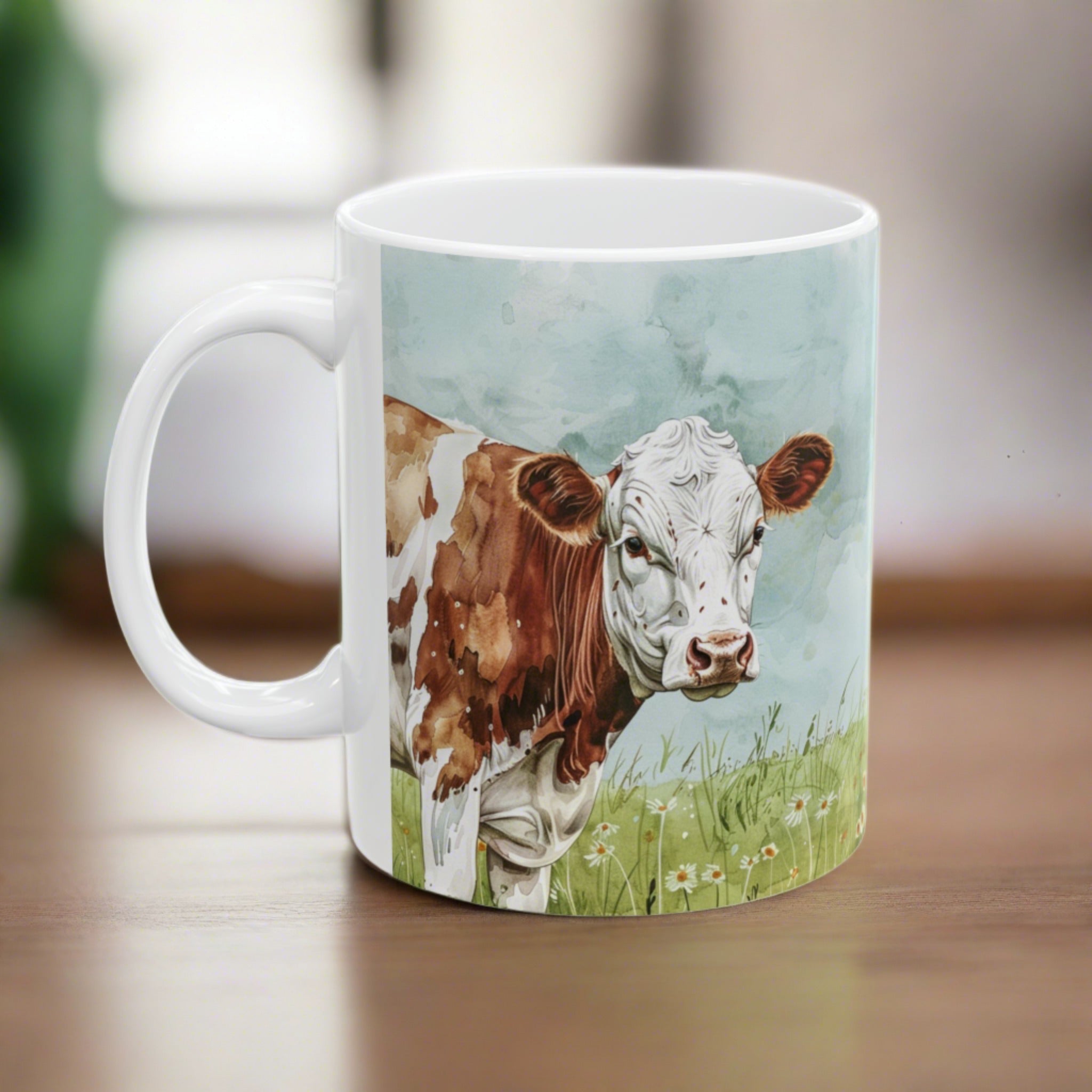 Cow Mug | Coffee Cow Mug | Cow Print Mug | Cow Presents | Highland Cow Mug 11oz Main image
