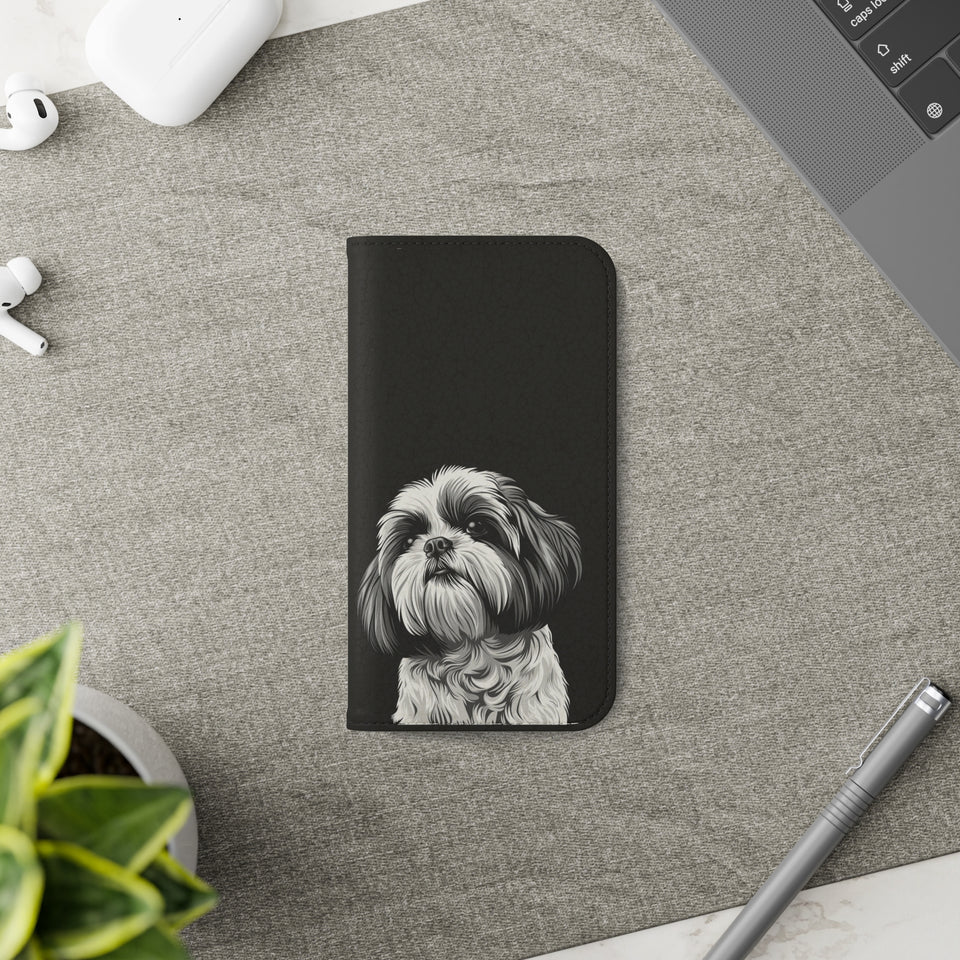 Shih Tzu Phone Case | Shih Tzu Wallet Phone Case | IPhone & Samsung Galaxy Shih Tzu Flip Cases