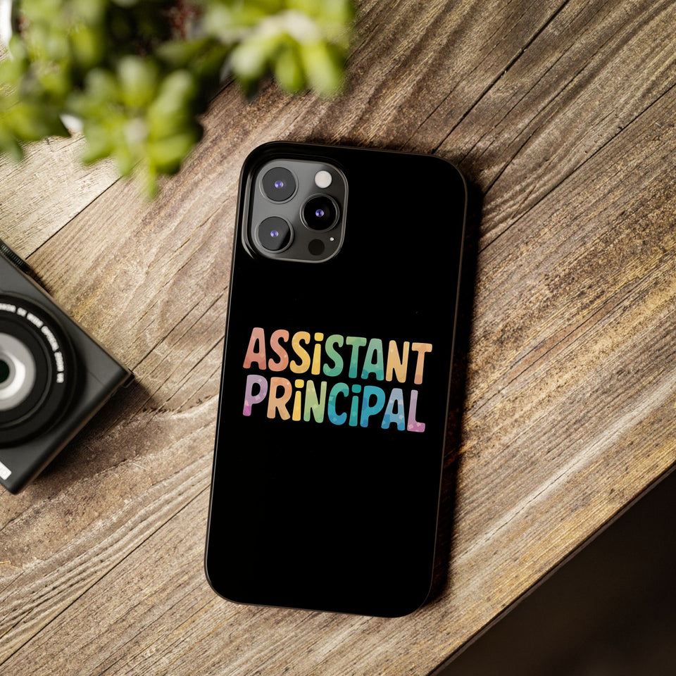 Premium Assistant Principal iPhone Case | Cute Assistant Principal Gifts Slim Phone Cases