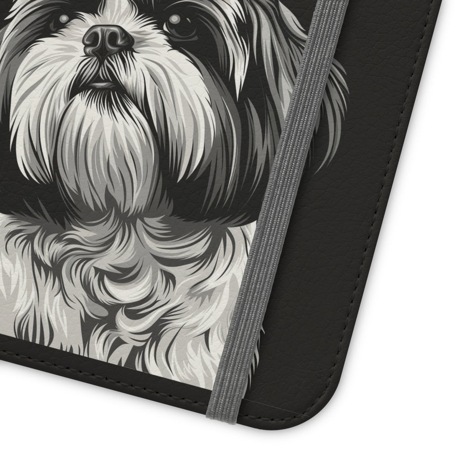 Shih Tzu Phone Case | Shih Tzu Wallet Phone Case | IPhone & Samsung Galaxy Shih Tzu Flip Cases