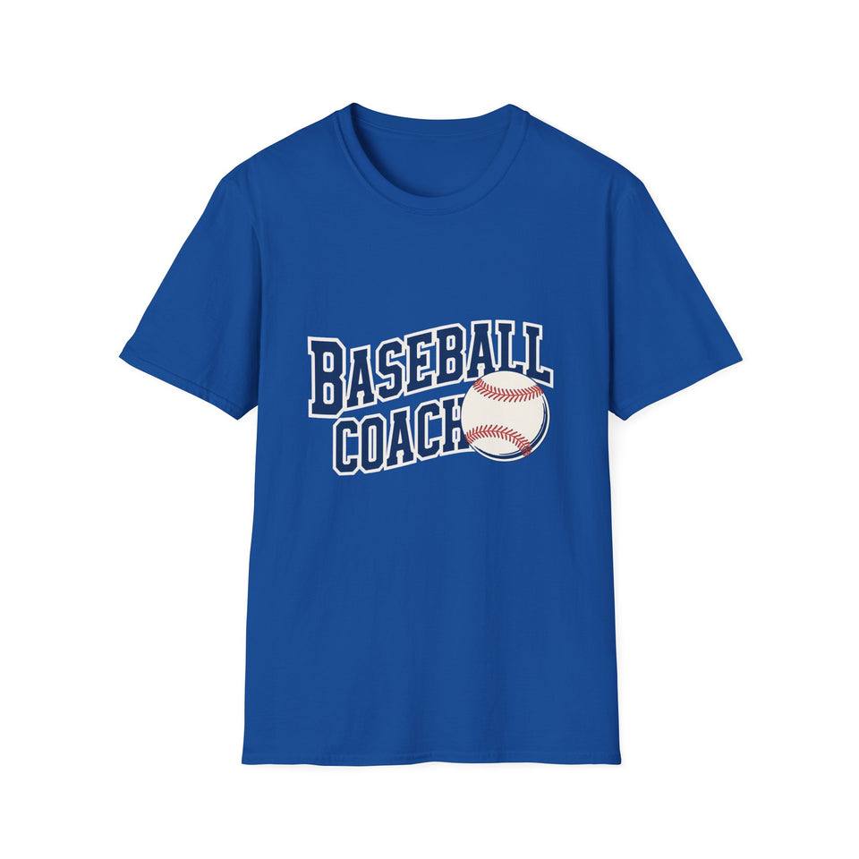 Baseball Coach T-Shirt — Retro Team Dad Tee for Coaches & Baseball Fans