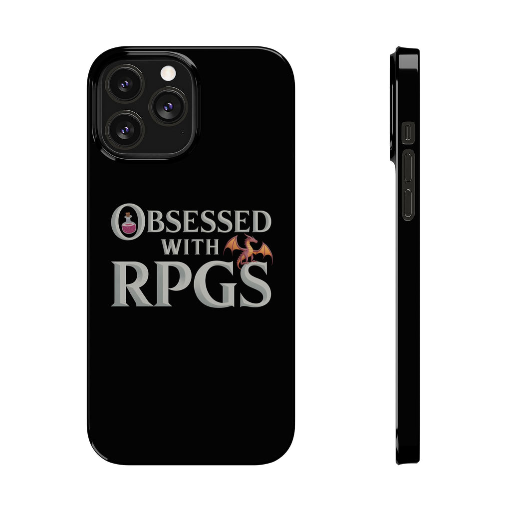 Premium Obsessed With RPGs iPhone Case | Fantasy Role Playing Game Slim Phone Cases