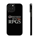Premium Obsessed With RPGs iPhone Case | Fantasy Role Playing Game Slim Phone Cases Premium Obsessed With RPGs iPhone Case | Fantasy Role Playing Game Slim Phone Cases
