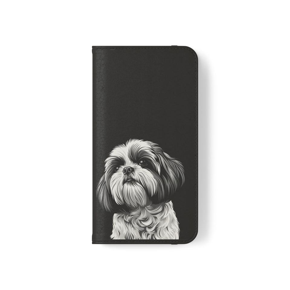 Shih Tzu Phone Case | Shih Tzu Wallet Phone Case | IPhone & Samsung Galaxy Shih Tzu Flip Cases