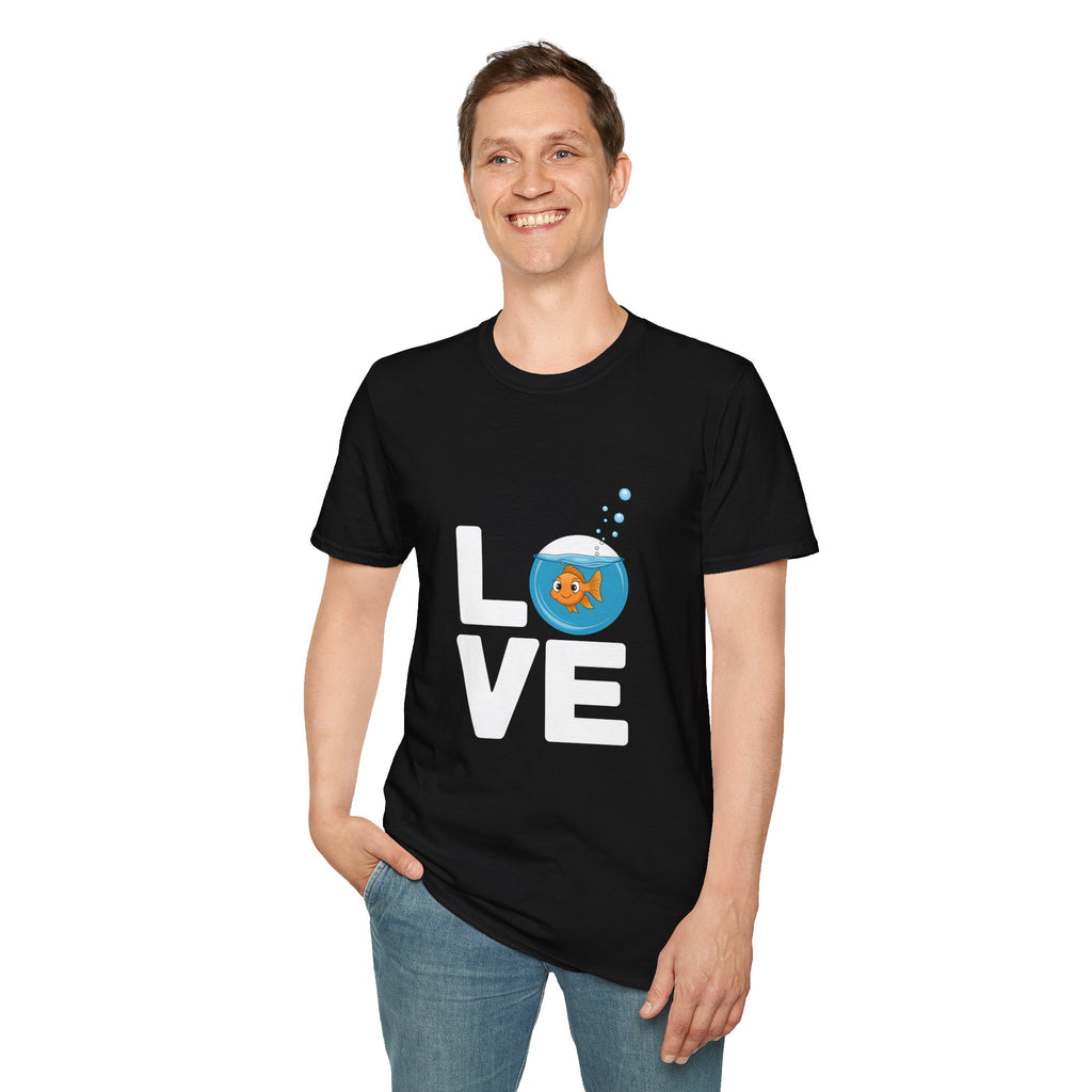 Cute Love Goldfish Shirt | Goldfish Gifts | Goldfish Merchandise Unisex T-Shirt