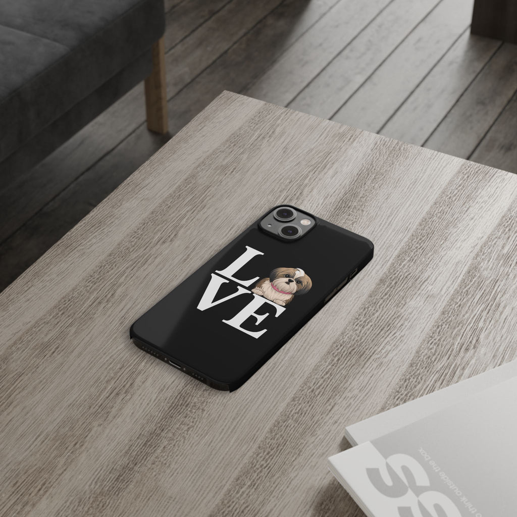 Premium Love Shih Tzu iPhone Case | Cute Shih Tzu Slim Phone Cases
