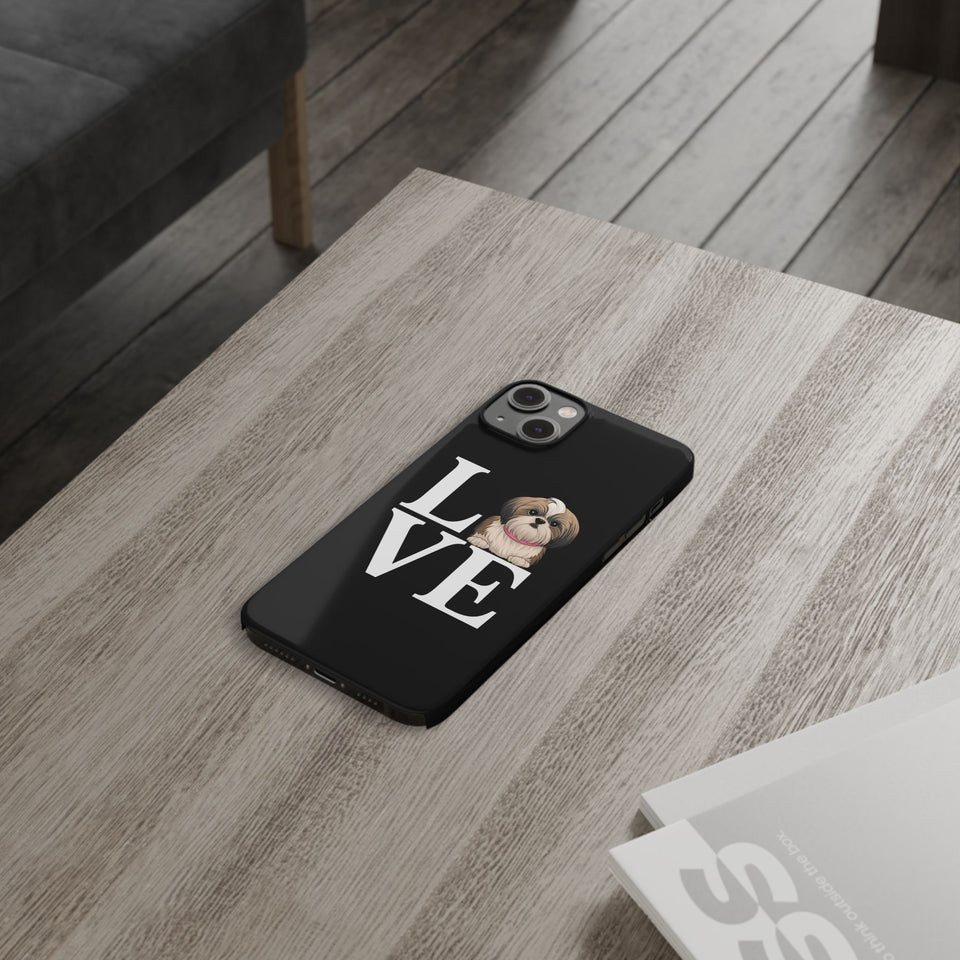 Premium Love Shih Tzu iPhone Case | Cute Shih Tzu Slim Phone Cases