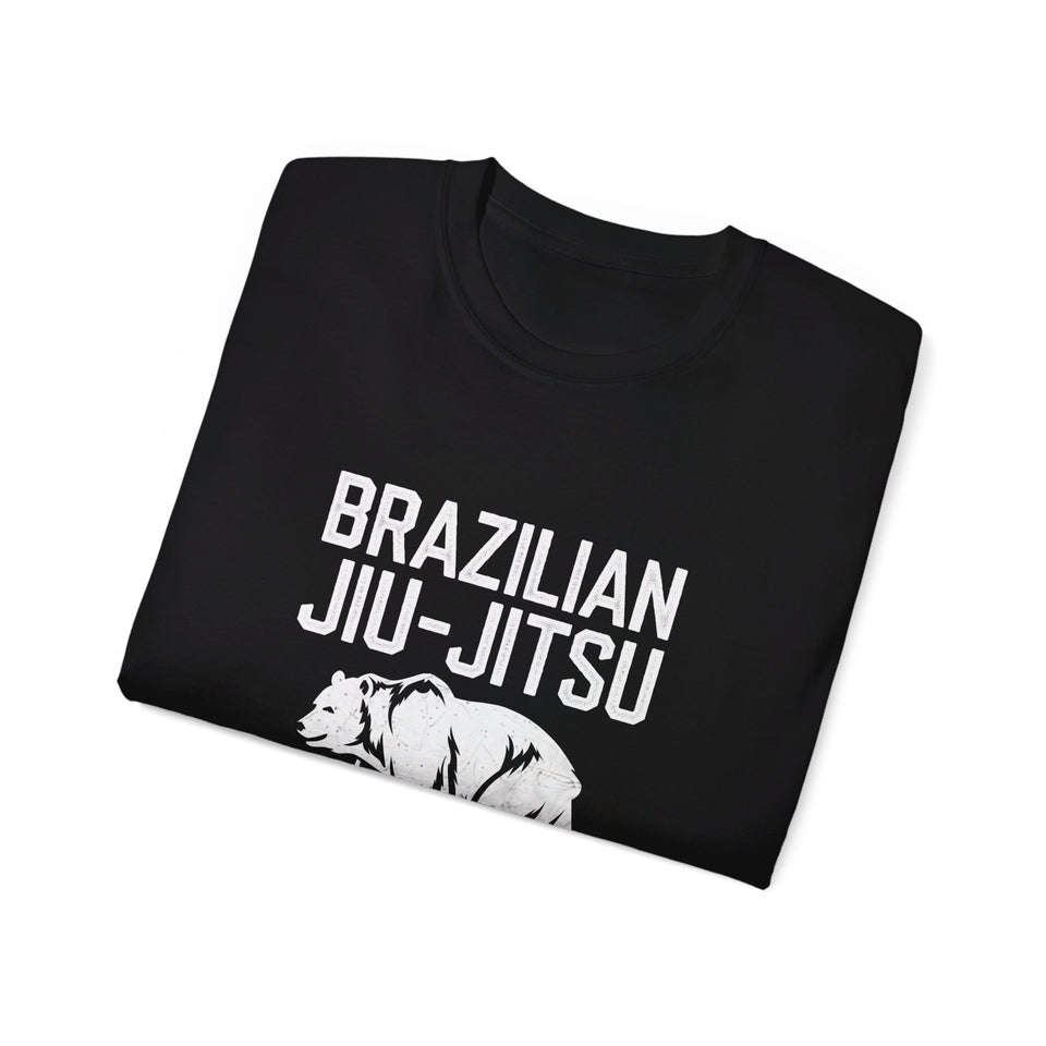 Brazilian Jiu Jitsu Bear 2 Shirt | BJJ Gift | Brazilian Jiu Jitsu Merchandise | JiuJitsu Gifts | BJJ Presents Unisex T-Shirt