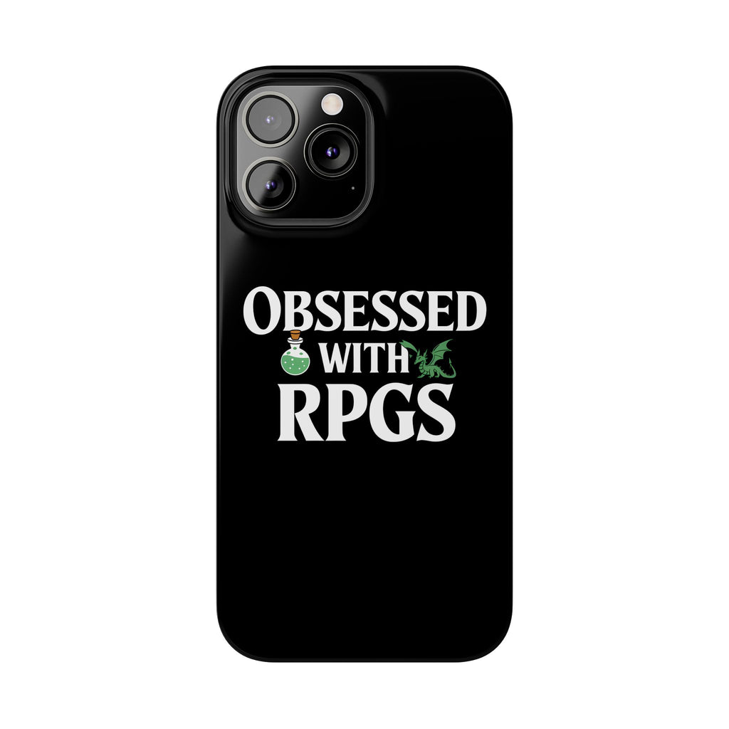 Premium Obsessed With RPGs iPhone Case | Role Playing Game Slim Phone Cases
