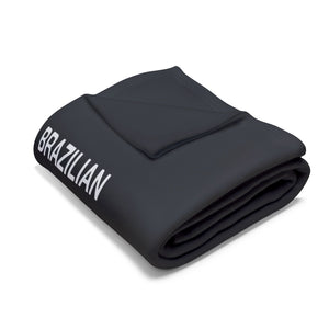 Brazilian Jiu Jitsu Blanket | Slogan BJJ Arctic Fleece Blanket Brazilian Jiu Jitsu Blanket | Slogan BJJ Arctic Fleece Blanket