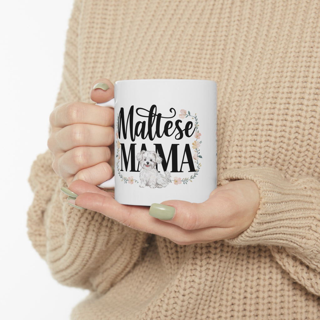 Maltese Mama Mug Maltese Dog | Maltese Gift | Maltese Coffee Mug | Maltese Gift Ideas Mug 11oz