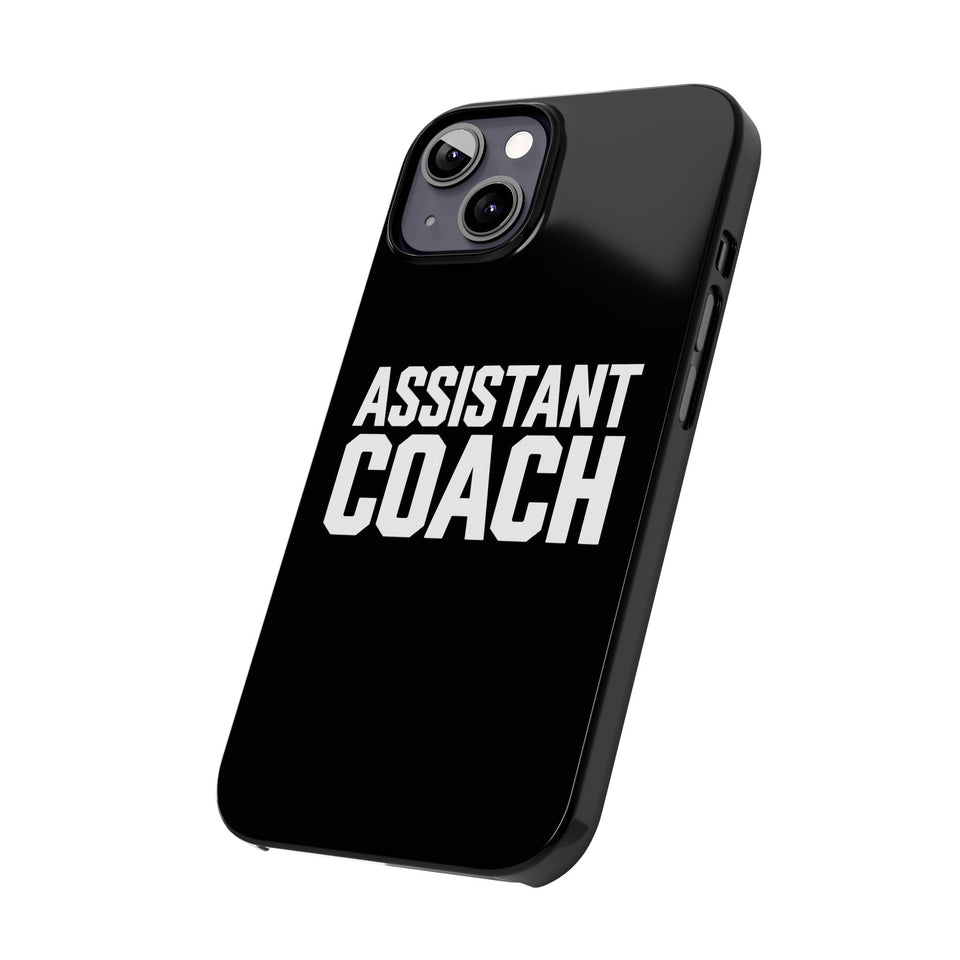 Premium Assistant Coach iPhone Case | Assistant Coach Gifts Slim Phone Cases