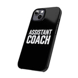 Premium Assistant Coach iPhone Case | Assistant Coach Gifts Slim Phone Cases Premium Assistant Coach iPhone Case | Assistant Coach Gifts Slim Phone Cases