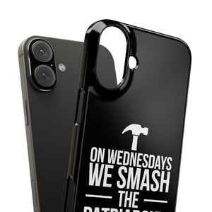 Premium On Wednesdays We Smash The Patriarchy iPhone Case | Feminist Gifts Slim Phone Cases Premium On Wednesdays We Smash The Patriarchy iPhone Case | Feminist Gifts Slim Phone Cases