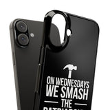 Premium On Wednesdays We Smash The Patriarchy iPhone Case | Feminist Gifts Slim Phone Cases Premium On Wednesdays We Smash The Patriarchy iPhone Case | Feminist Gifts Slim Phone Cases