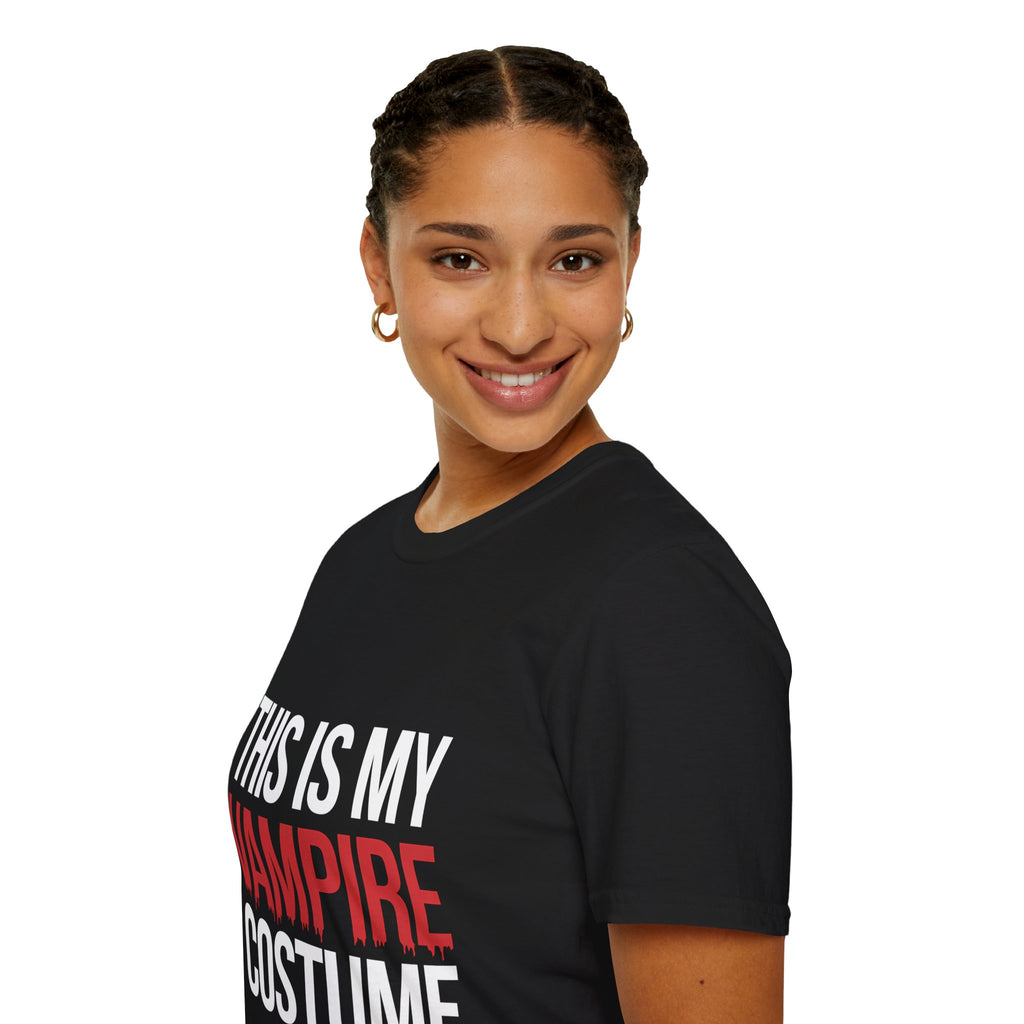 This Is My Vampire Costume T-Shirt | Spooky Vampire Halloween Costume Vampires Unisex T-Shirt