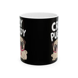 Crazy Pug Lady Ceramic Mug | Crazy Pug Lover Gift Mug (11oz) Crazy Pug Lady Ceramic Mug | Crazy Pug Lover Gift Mug (11oz)