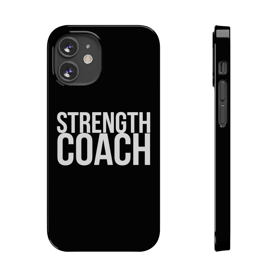 Premium Strength Coach iPhone Case | Strength Coach Gifts Slim Phone Cases