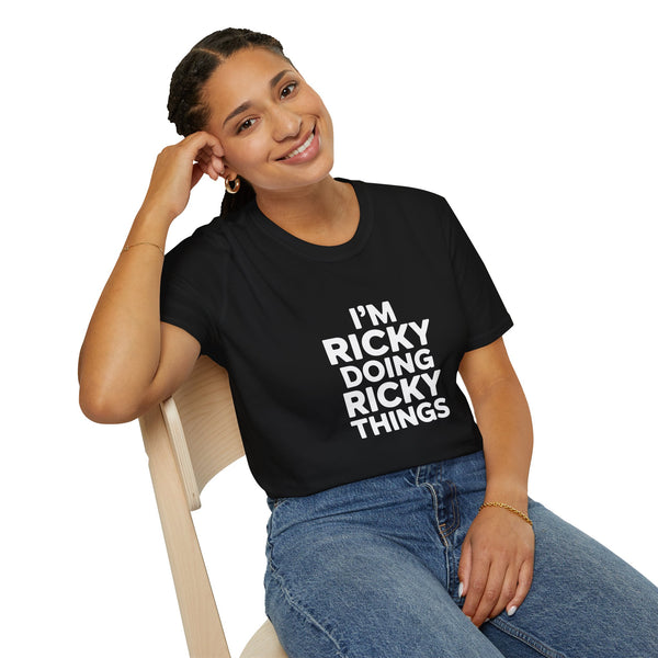 I'm Ricky Doing Ricky Things T-Shirt — Funny Personalized Colin Tee
