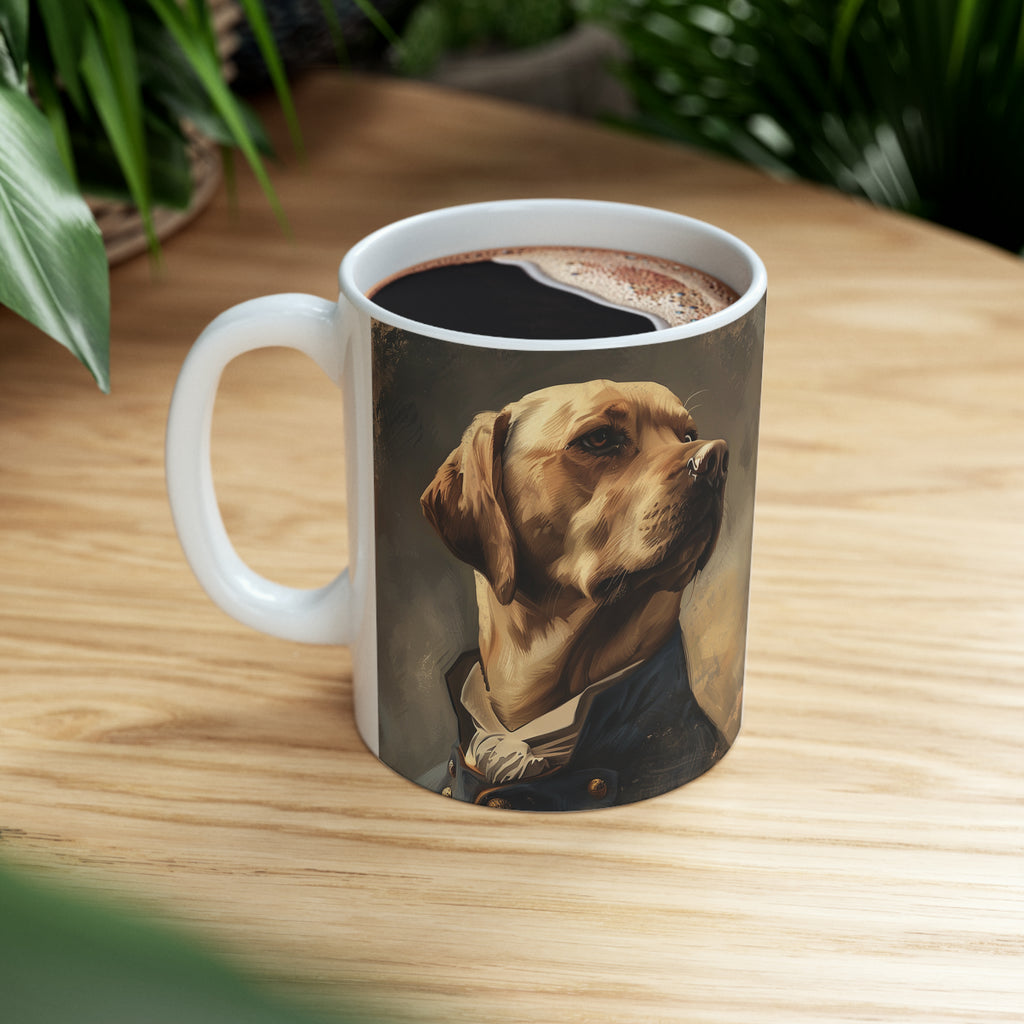 Classical Painting Labrador Mug | Labrador Coffee Mug | Cute Labrador Gift | Funny Labrador Presents | Labrador Mug 2 11oz