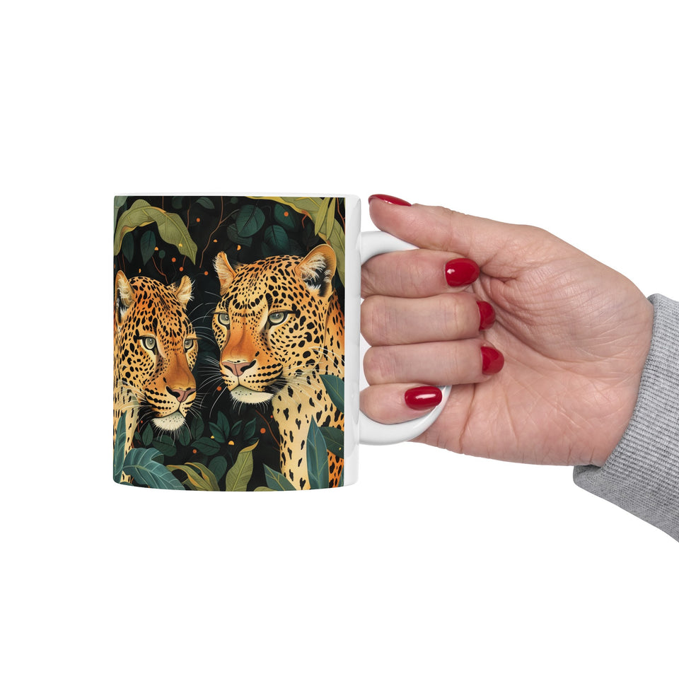 Leopard Mug | Leopard Gifts For Leopard Lovers | Leopard Presents | Leopard Ceramic Mug 11oz