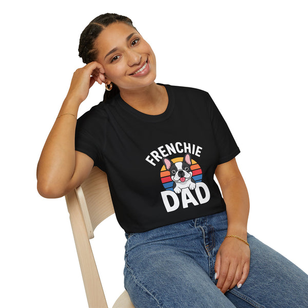 Frenchie Dad T-Shirt French Bulldog Dad Graphic Tee