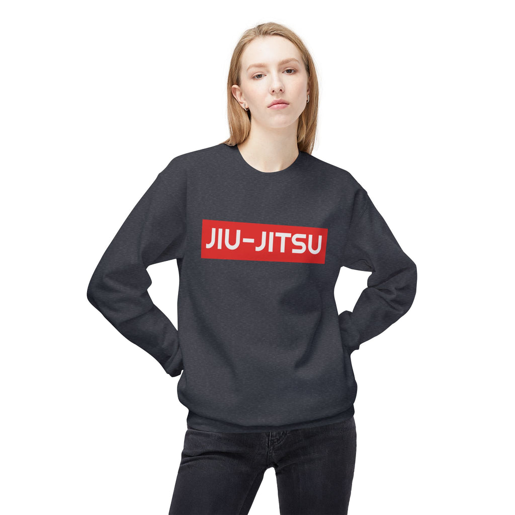Brazilian Jiu Jitsu Surpassing BJJ Unisex Midweight Softstyle Fleece Crewneck Sweatshirt