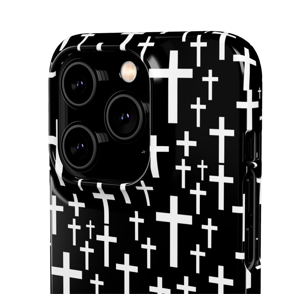 Faith In Jesus iPhone Christian Religion Phone Case | Faith Cross Phone Case | Christian Cross iPhone & Samsung Galaxy Snap Cases