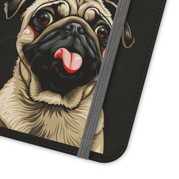 Pug Phone Case | I Love My Pug Wallet Phone Case | IPhone & Samsung Galaxy Pug Flip Cases