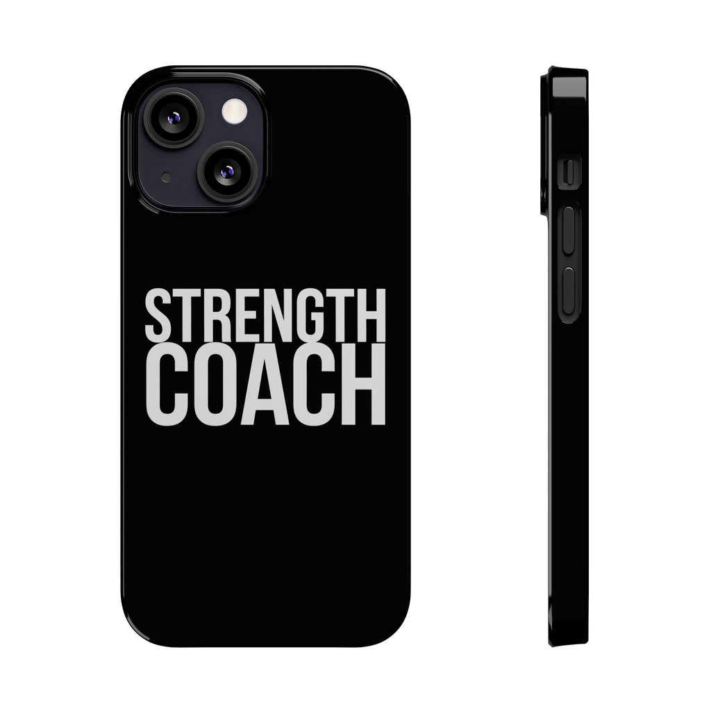 Premium Strength Coach iPhone Case | Strength Coach Gifts Slim Phone Cases