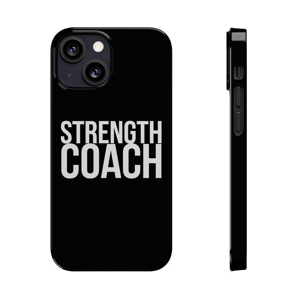 Premium Strength Coach iPhone Case | Strength Coach Gifts Slim Phone Cases