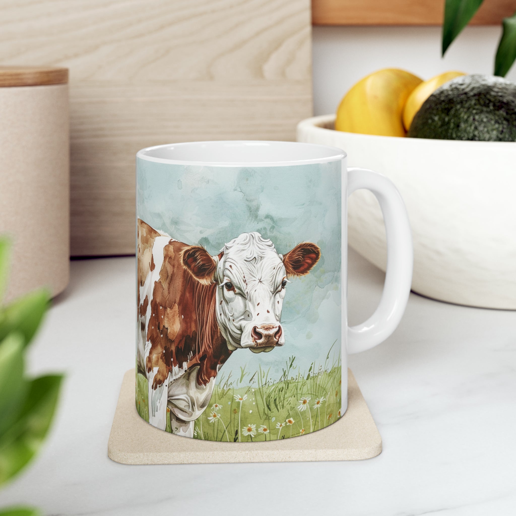 Cow Mug | Coffee Cow Mug | Cow Print Mug | Cow Presents | Highland Cow Mug 11oz