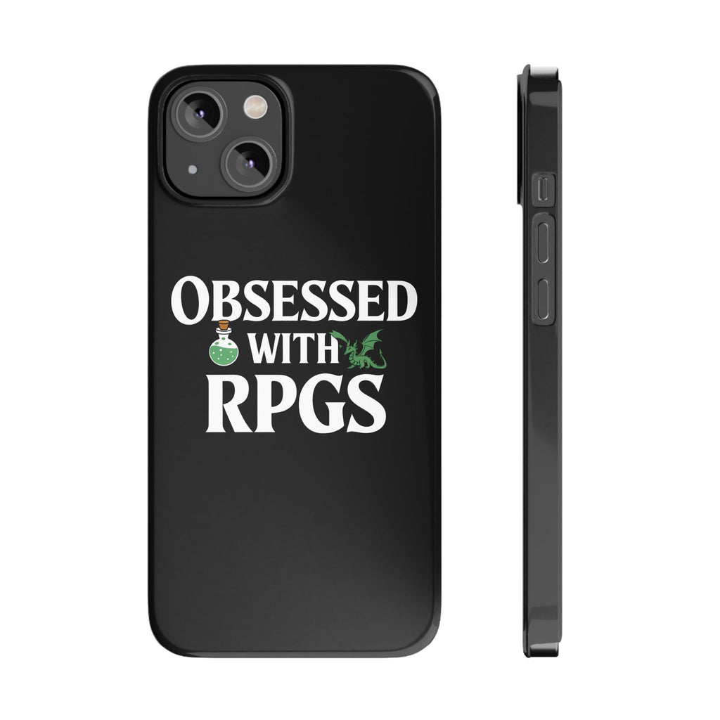 Premium Obsessed With RPGs iPhone Case | Role Playing Game Slim Phone Cases