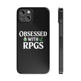 Premium Obsessed With RPGs iPhone Case | Role Playing Game Slim Phone Cases Premium Obsessed With RPGs iPhone Case | Role Playing Game Slim Phone Cases