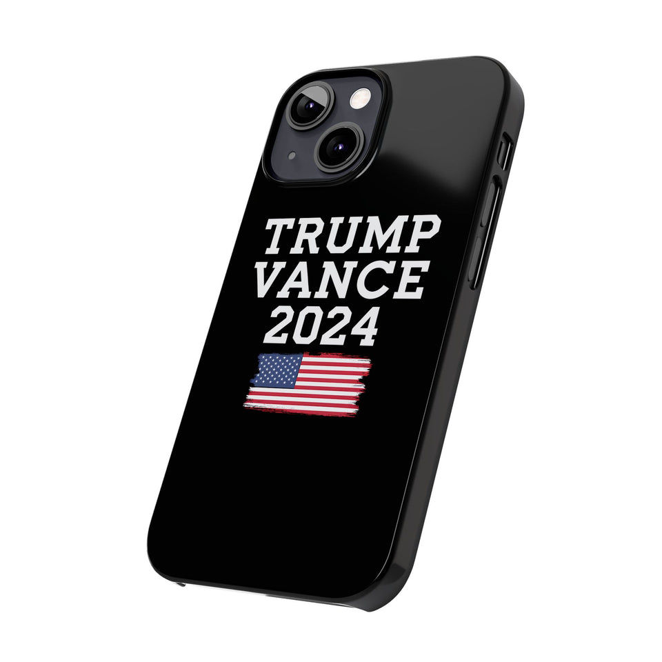 Premium Trump Vance 2024 iPhone Case | Donald Trump Gifts Slim Phone Cases