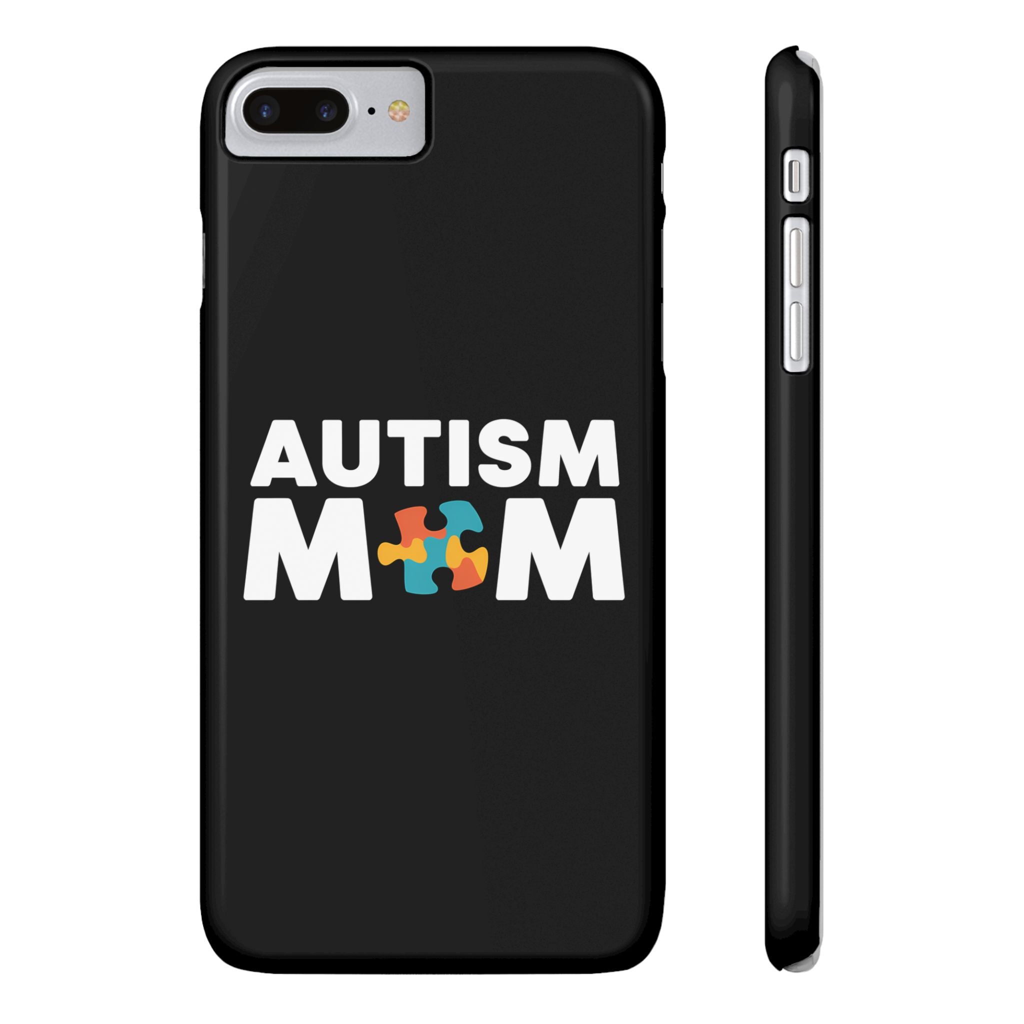 Premium Autism Mom iPhone Case | Mother Autism Awareness Slim Phone Cases Secondary image
