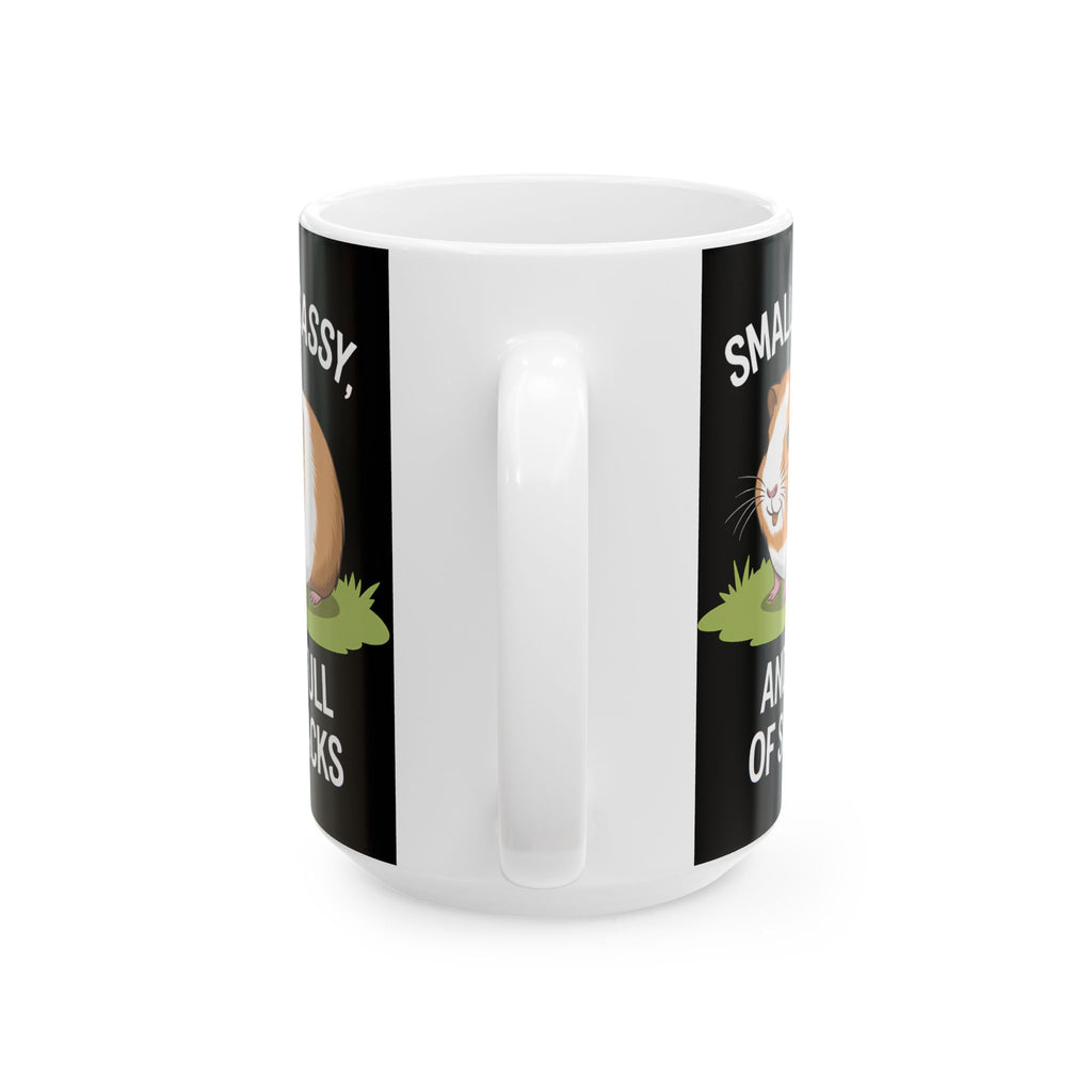 Guinea Pig Mug - Small, Sassy, and Full of Snacks Cute Guinea Pig Mug