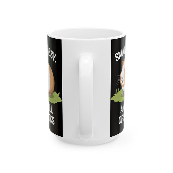 Guinea Pig Mug - Small, Sassy, and Full of Snacks Cute Guinea Pig Mug