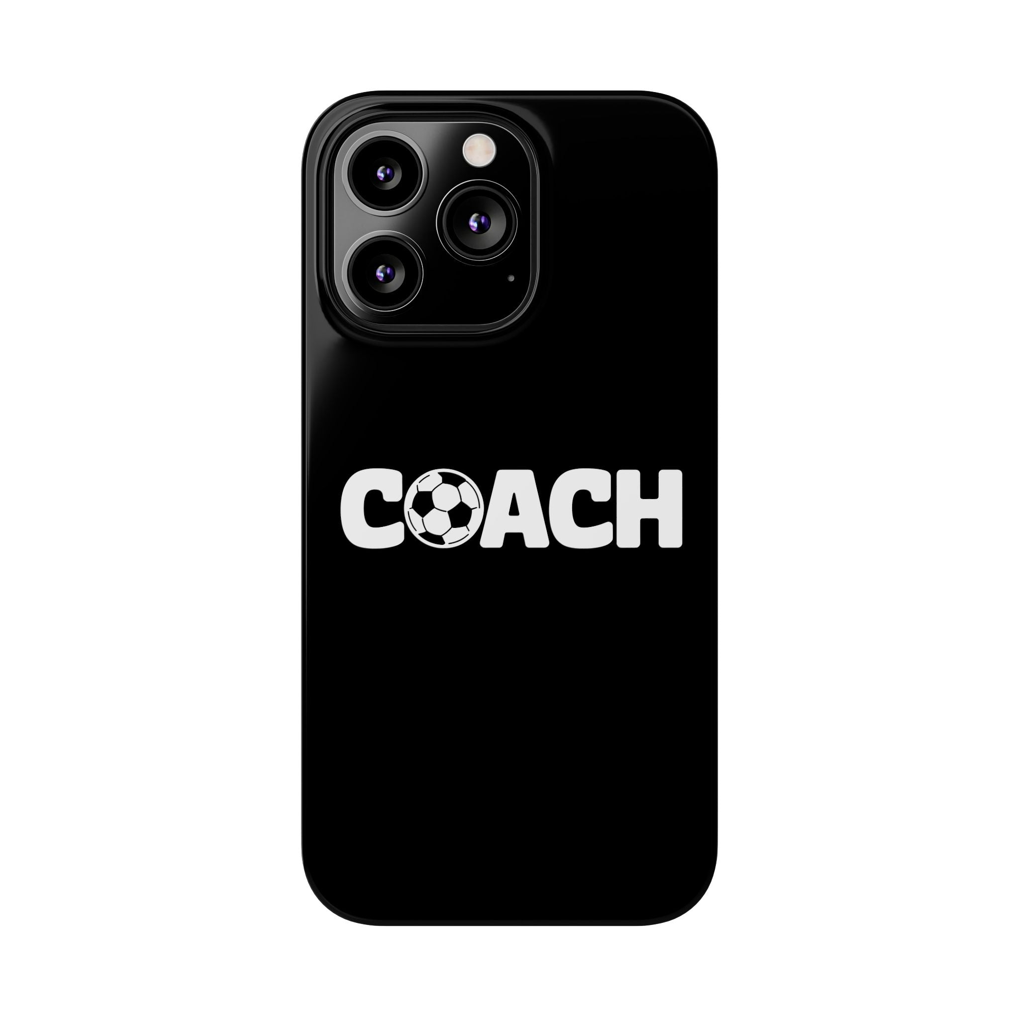 Premium Soccer Coach iPhone Case | Soccer Coach Gifts Slim Phone Cases