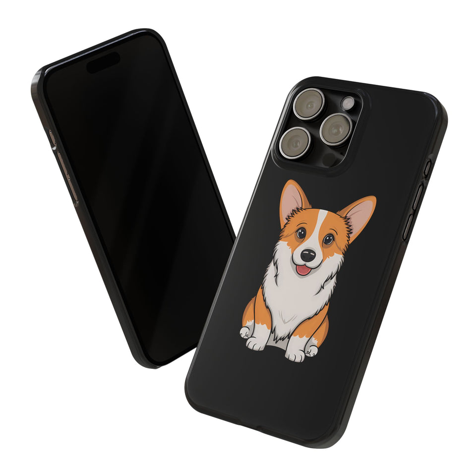 Cute Corgi Slim iPhone Case | Corgi Gift iPhone Case