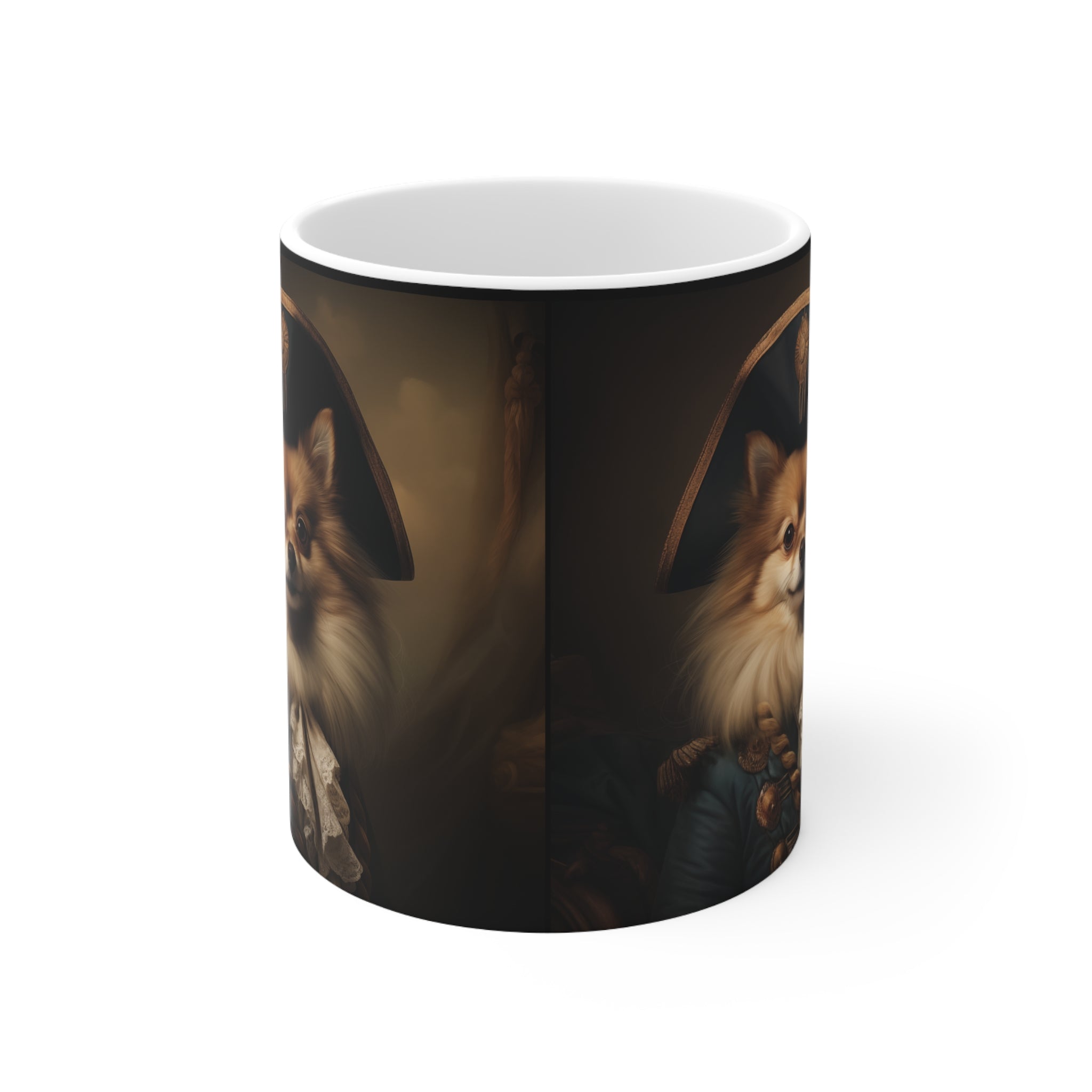 Classical Painting Pomeranian Mug | Pomeranian Coffee Mug | Pomeranian Gifts | Pomeranian Presents | Pomeranian Mug 11oz Secondary image