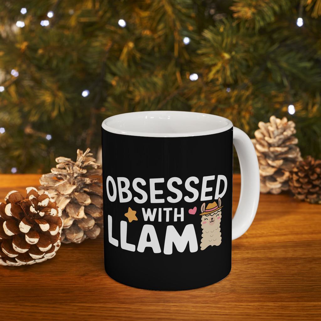 Obsessed With Llama - Llamas Mug | Llama Coffee Mug | Cute Llamas Coffee Mug 11oz