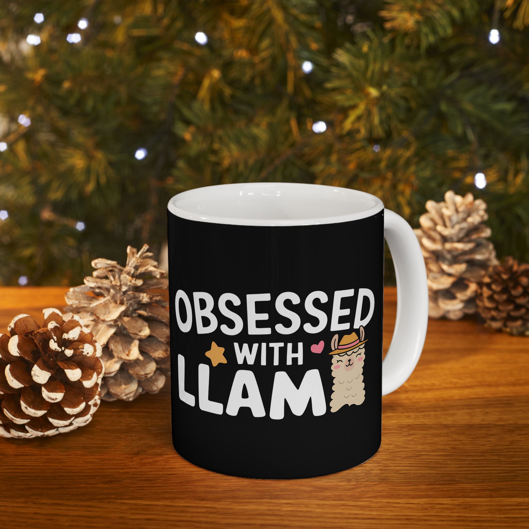 Obsessed With Llama - Llamas Mug | Llama Coffee Mug | Cute Llamas Coffee Mug 11oz