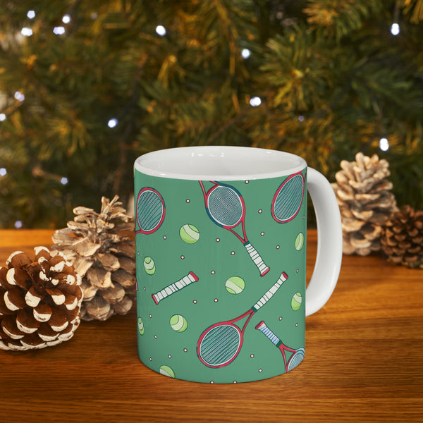 tennis gift, tennis gift ideas, tennis player gift, tennis coffee mug