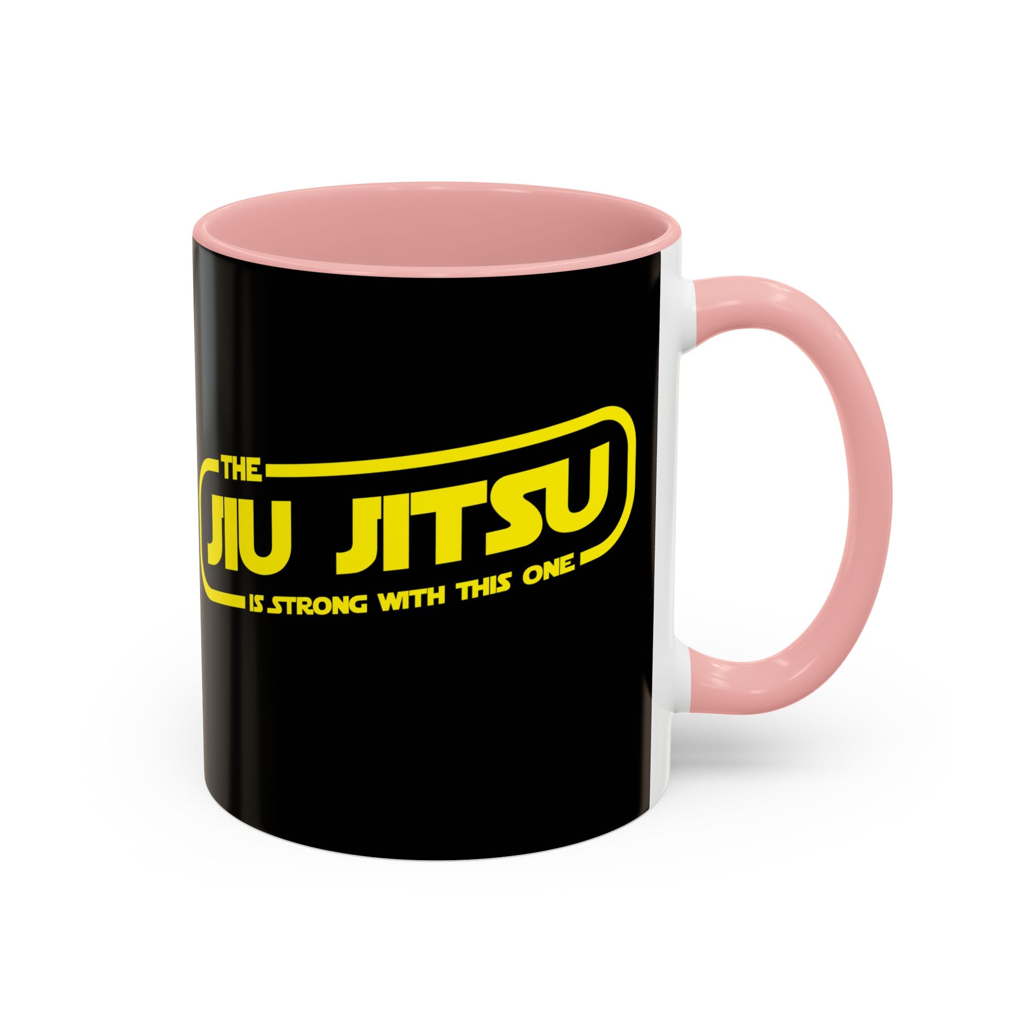 Brazilian Jiu Jitsu The Jiu Jitsu Is Strong With This One | BJJ Accent Coffee Mug