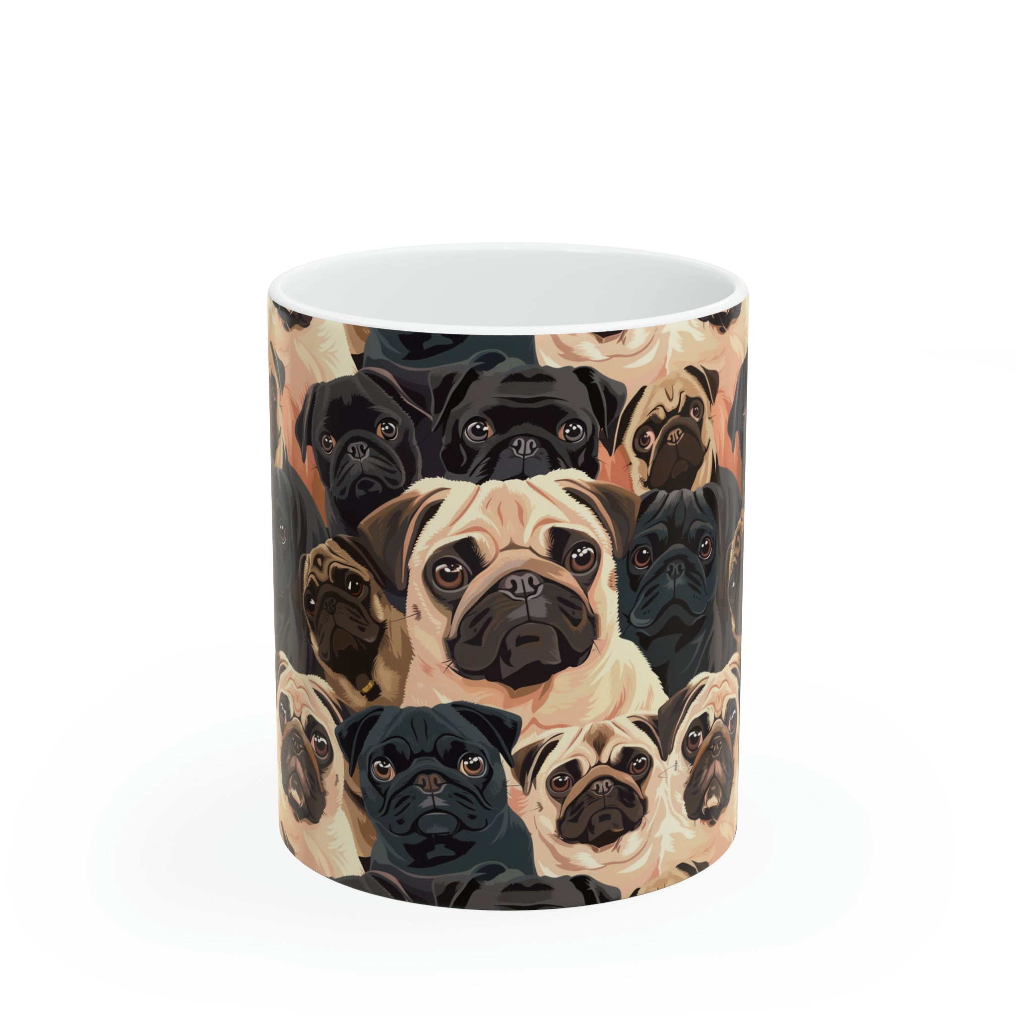 Pug Mug | Pug Coffee Mug | Cute Pug Dog Gifts | Funny Pug Presents | Pug Mug 11oz Secondary image