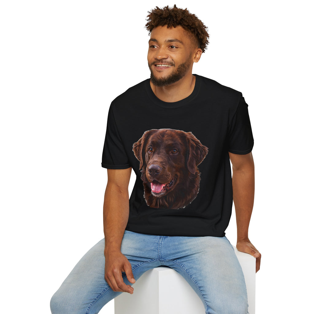 Chocolate Labrador T-Shirt — Cute Chocolate Lab Dog Tee for Dog Lovers