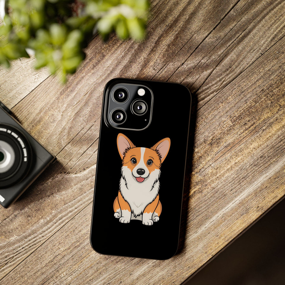Cute Corgi Slim iPhone Case | Corgi Gift iPhone Case
